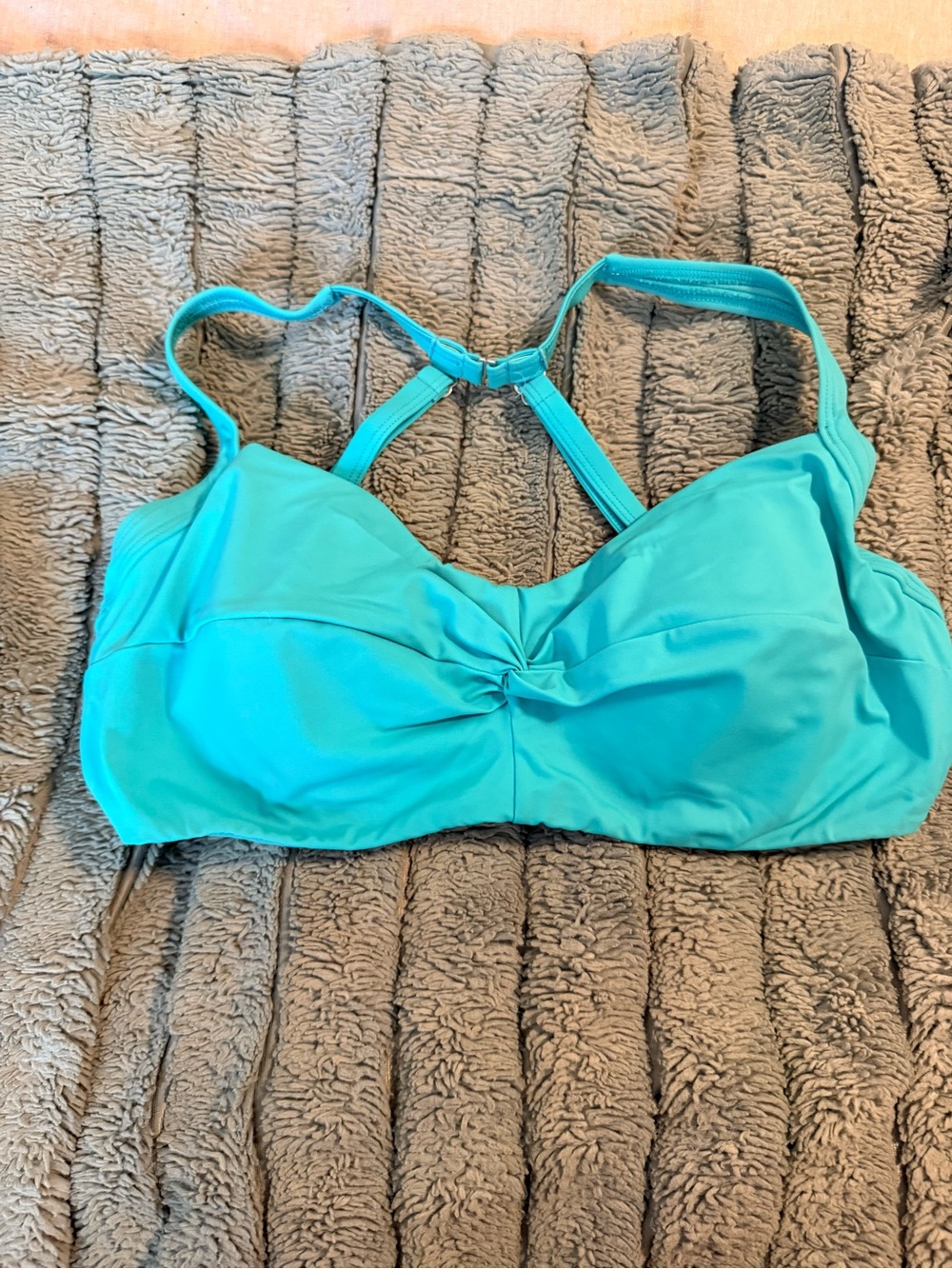 Title Nine Turquoise Underwire Bikini Top